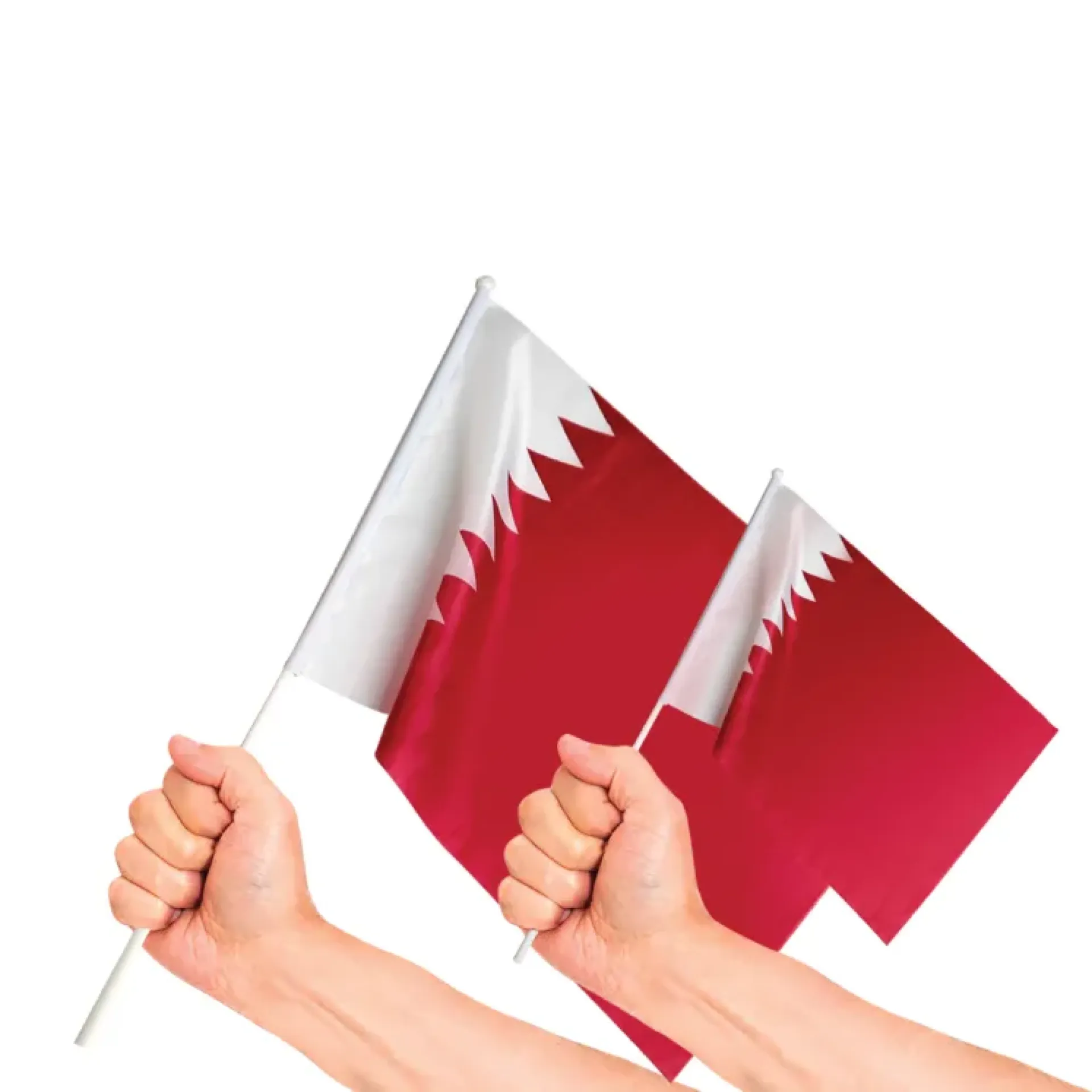 Qatar Hand Flag logo