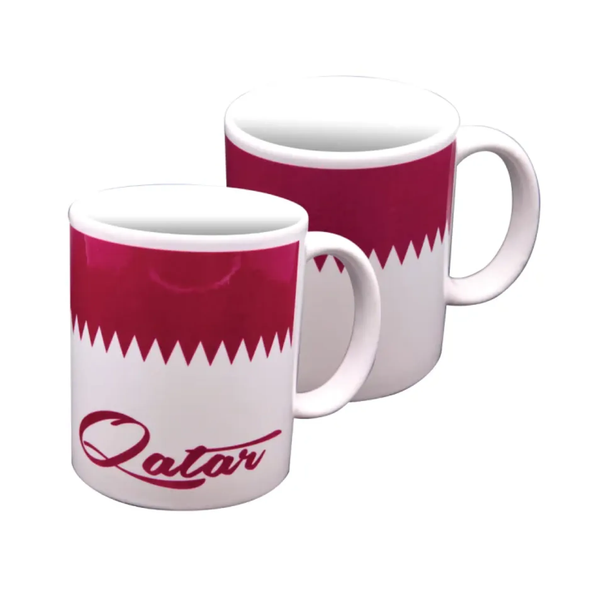 Qatar Branded Ceramic Mug logo