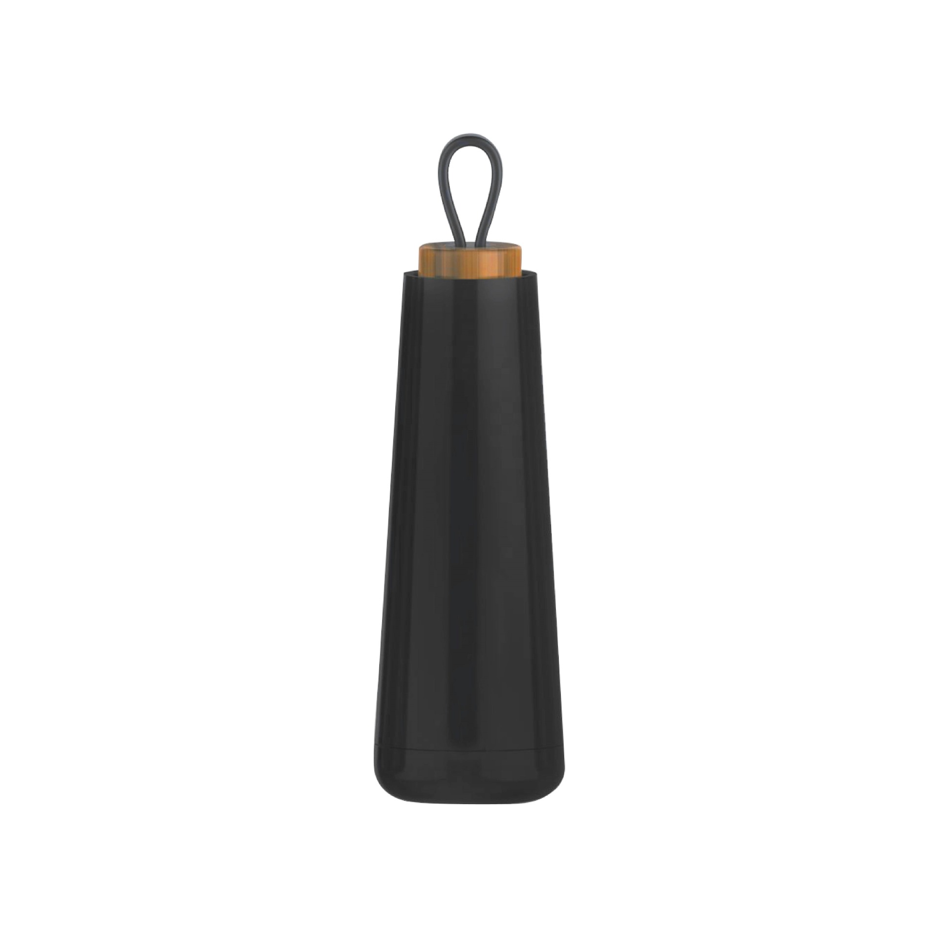 Stainless Steel Insulated Water Bottle with Wood Lid - BPA Free logo